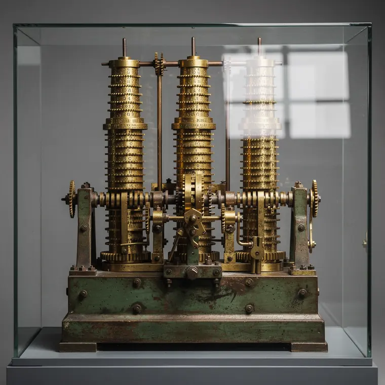 Difference Engine No. 1, 1832, Difference Engine, Demonstration Piece