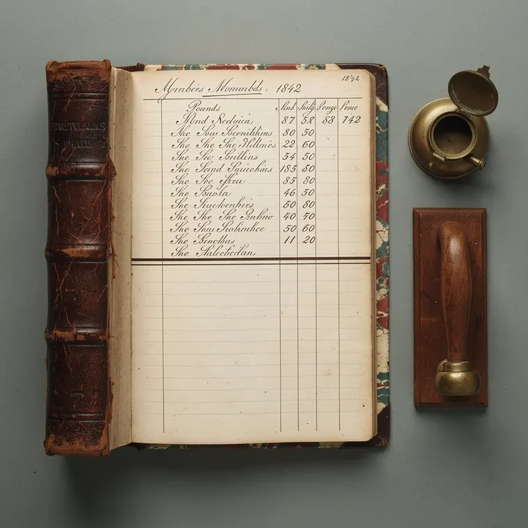 The Treasury Closes the Account, 1842, Cancelled