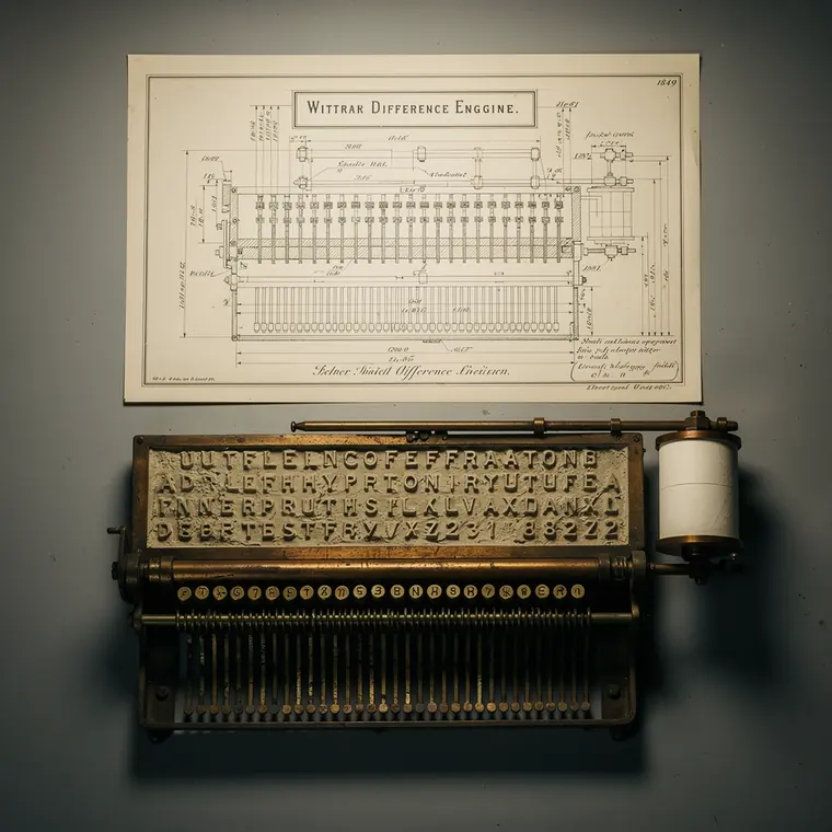 The Printing Apparatus, 1849, Stereotype Printer