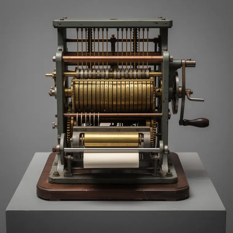Wiberg's Calculating Machine, 1875, Wiberg Machine