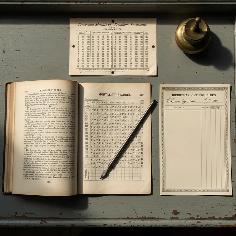 A Comparative View, 1826, Life Tables