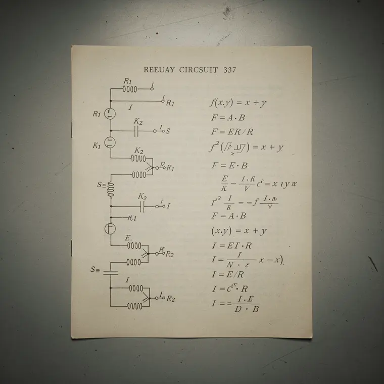Shannon's Relay Logic, 1937, Switching Algebra