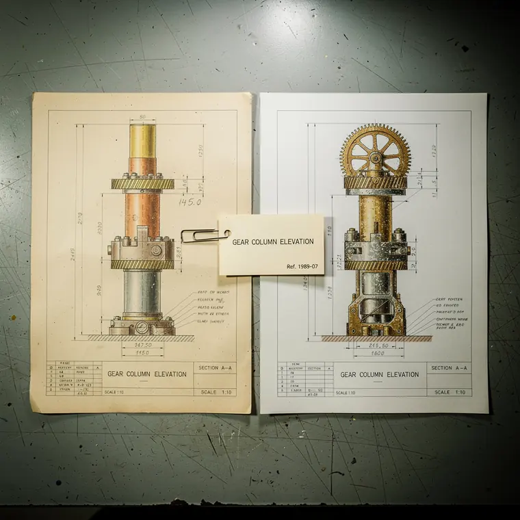 The Errors in the Drawings, 1989, Reconstruction Project