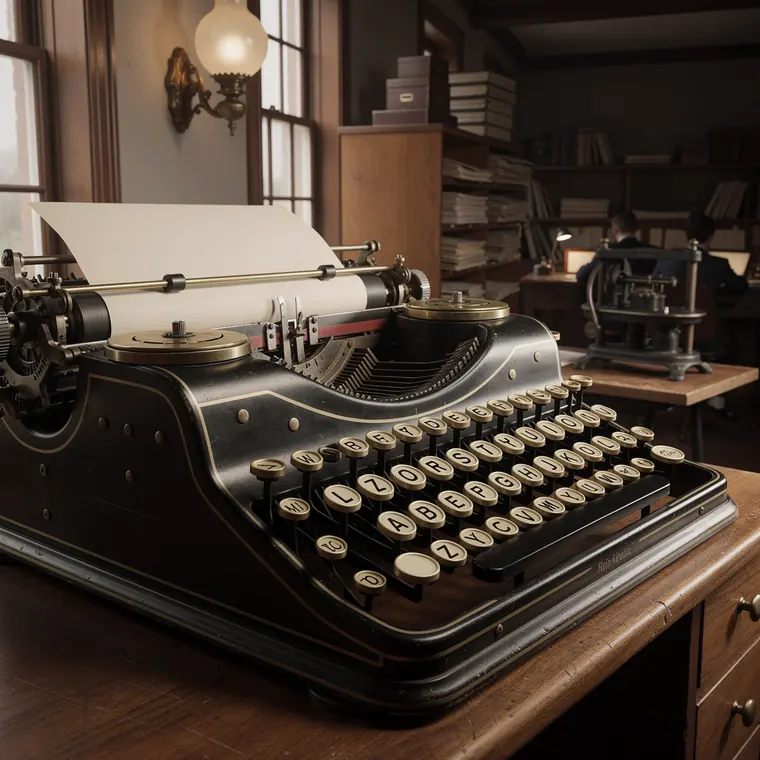 Caligraph No. 2, 1882, Double Keyboard