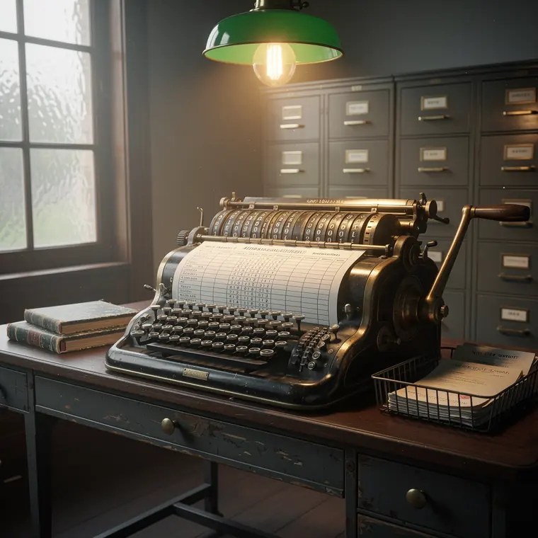 Burroughs Class 3 Bookkeeping Machine, 1911, Bookkeeping Machine