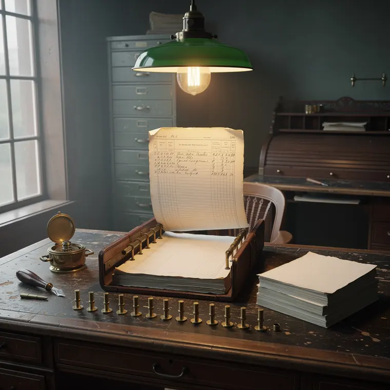 The Loose-Leaf Ledger, 1900, Post Binder