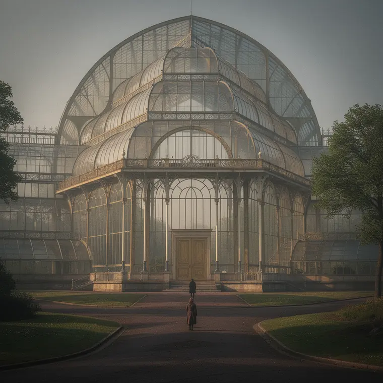 Crystal Palace, 1851, Modular Glass and Iron Structure
