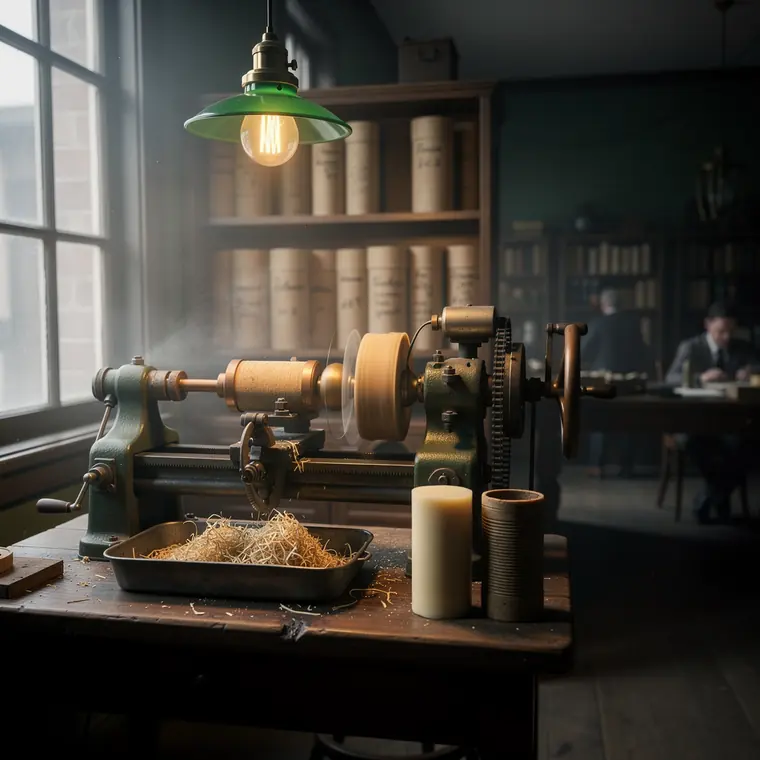 The Dictaphone Shaving Machine, 1907, Cylinder Reconditioning