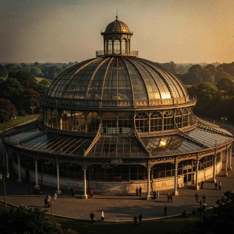 Rotunde Wien, 1873, Iron Dome Structure