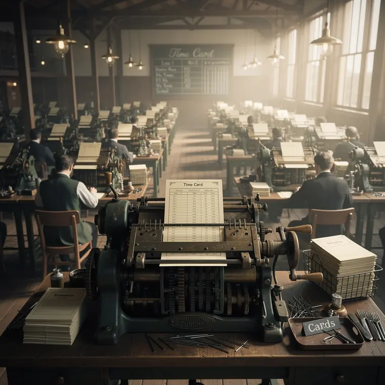 The Census Floor, 1890, Clerical Labour