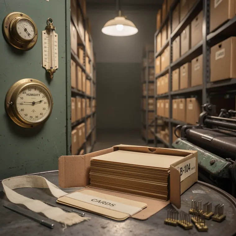 The Card Stock Room, 1940, Card Supply