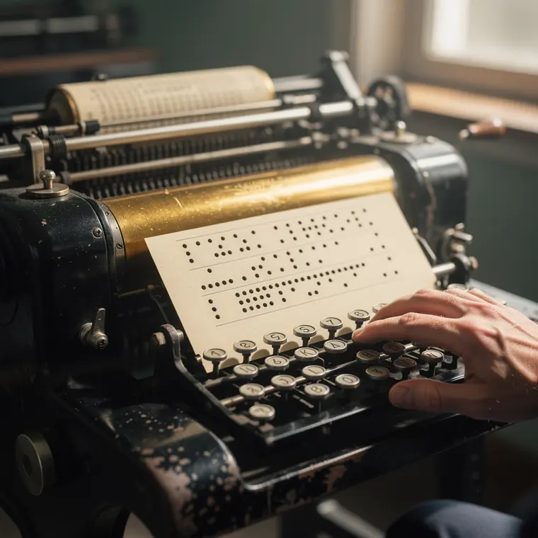 The Key Punch Type 011, 1923, Card Punch