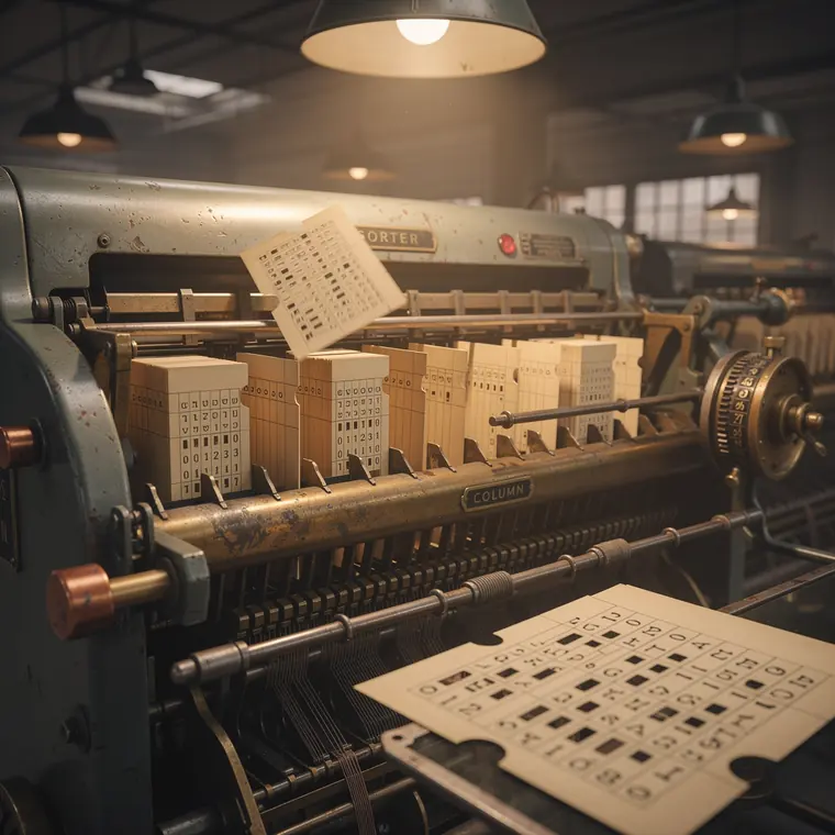 The Sorter Type 080, 1936, Card Sorter