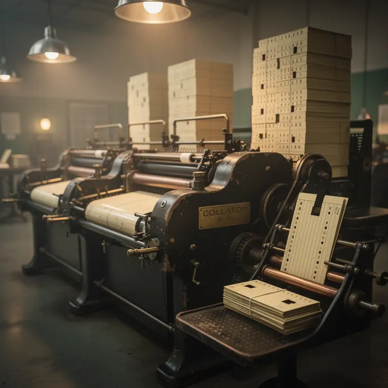 The Collator Type 077, 1937, Card Merging