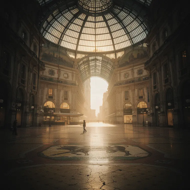 Galleria Vittorio Emanuele II, 1877, Iron and Glass Vault