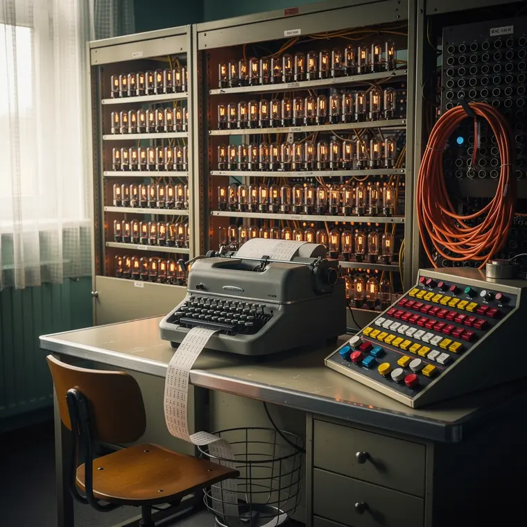 Zuse Z22, 1958, Valve Computer with Drum Store