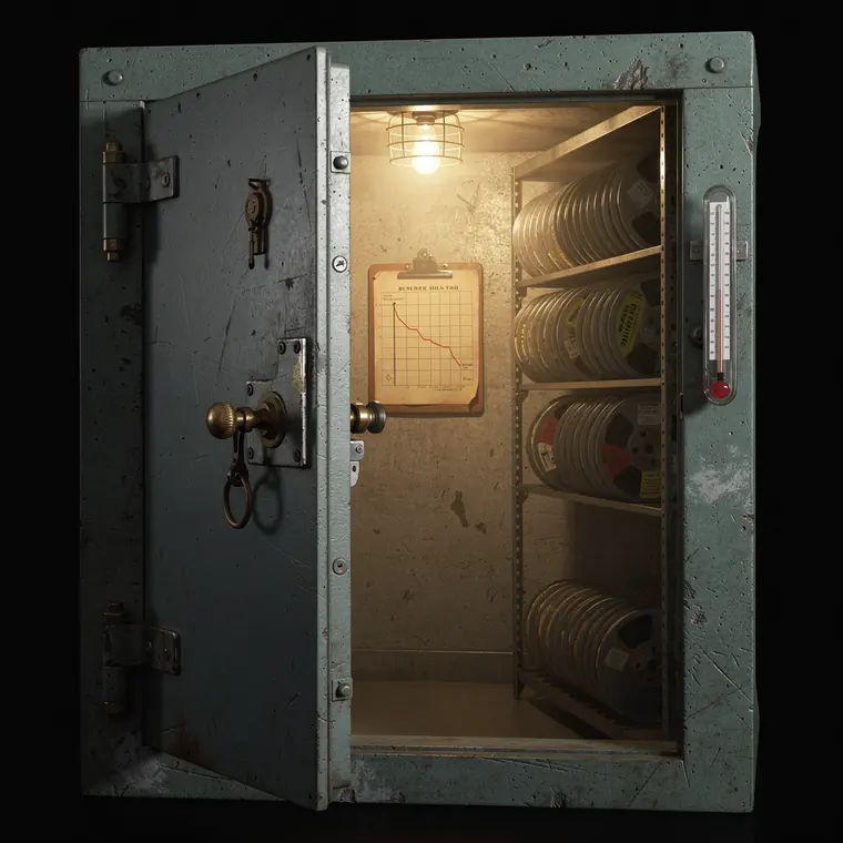 The Fireproof Room, 1955, Records Vault