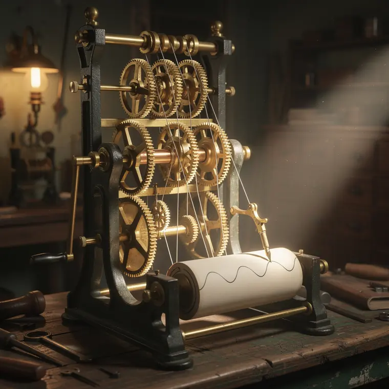 Kelvin's Tide-Predicting Machine, 1876, Harmonic Synthesis