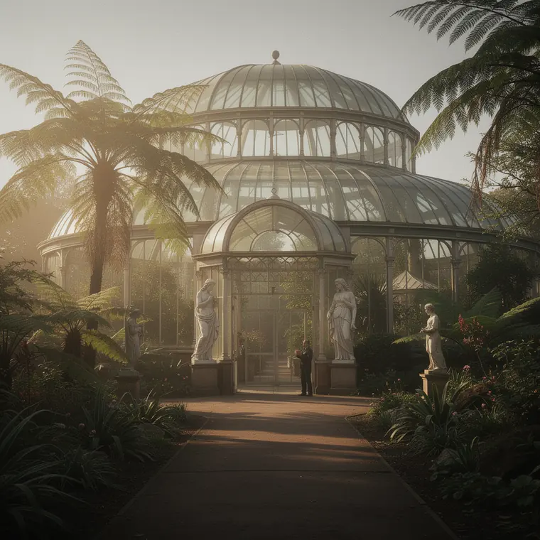 Kibble Palace, 1873, Wrought Iron Dome Ribs