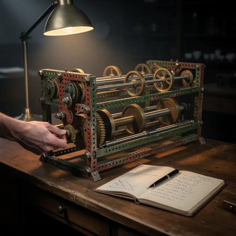 Hartree's Meccano Model, 1934, Model Analyser