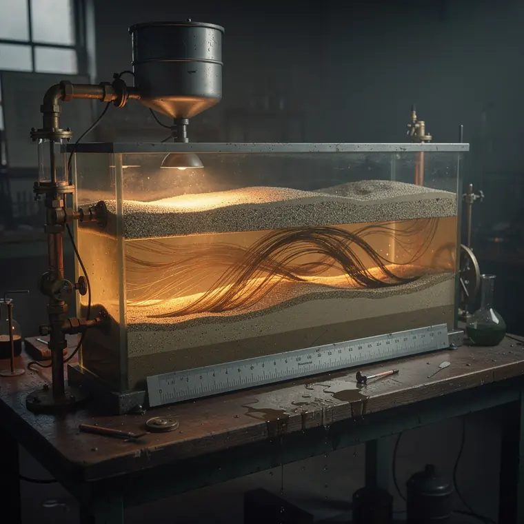 The Sand Table, 1935, Seepage Model