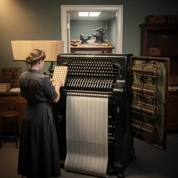 The Census Bureau's Own Tabulator, 1920, Printing Tabulating Machine