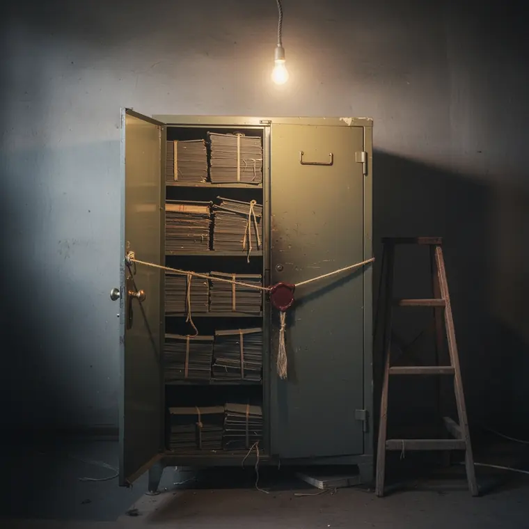 The Sealed Census, 1937, Sealed Archive Cabinet