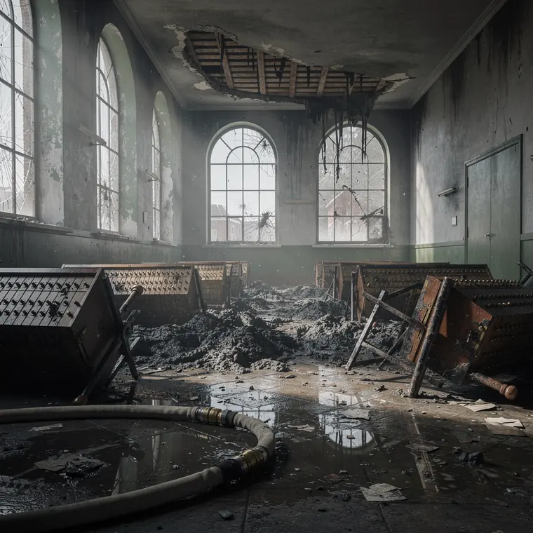 The Amsterdam Register Attack, 1943, Burned Card Troughs