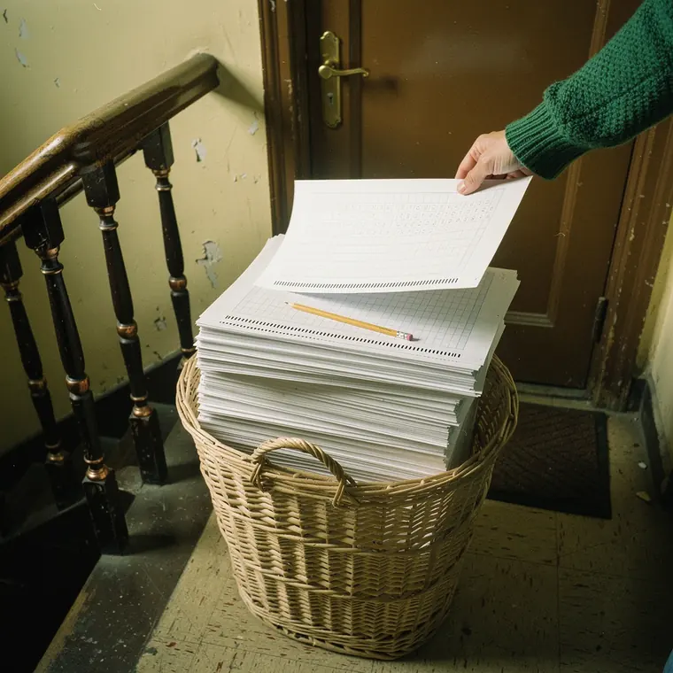 The Blank Cover Sheets, 1987, Machine-Readable Census Form