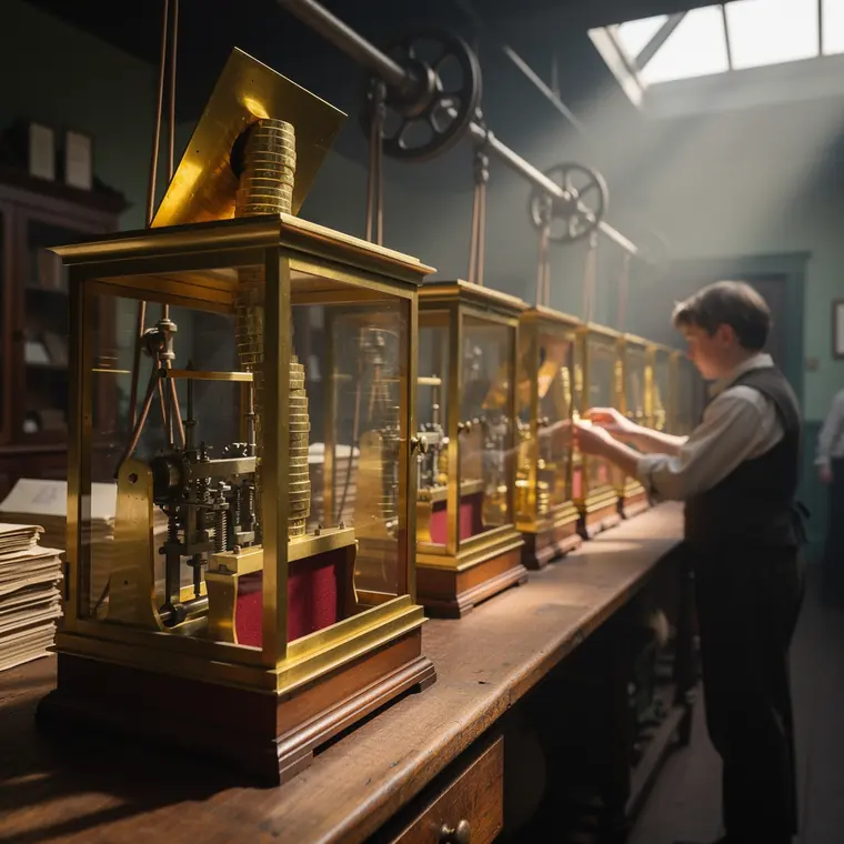 The Automatic Sovereign Balance, 1842, Automatic Coin Weighing
