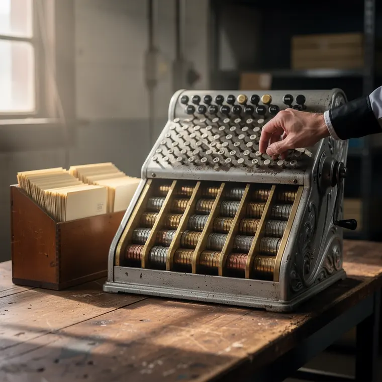 The Automatic Cashier, 1899, Keyboard Change Dispenser