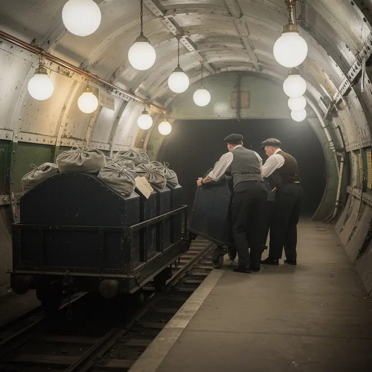 The Post Office Railway, 1927, Driverless Underground Mail Railway