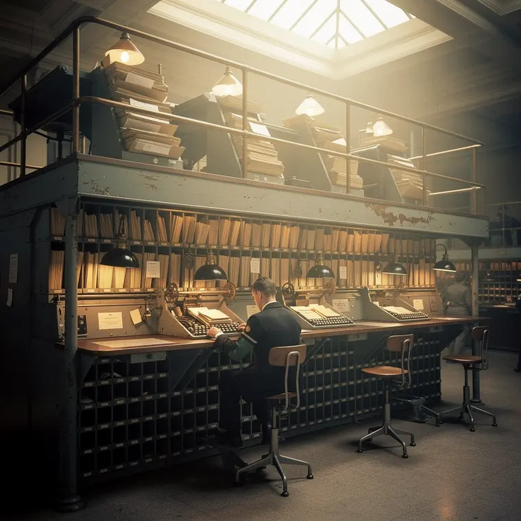 The Transorma, 1931, Keyboard Letter Sorting Machine
