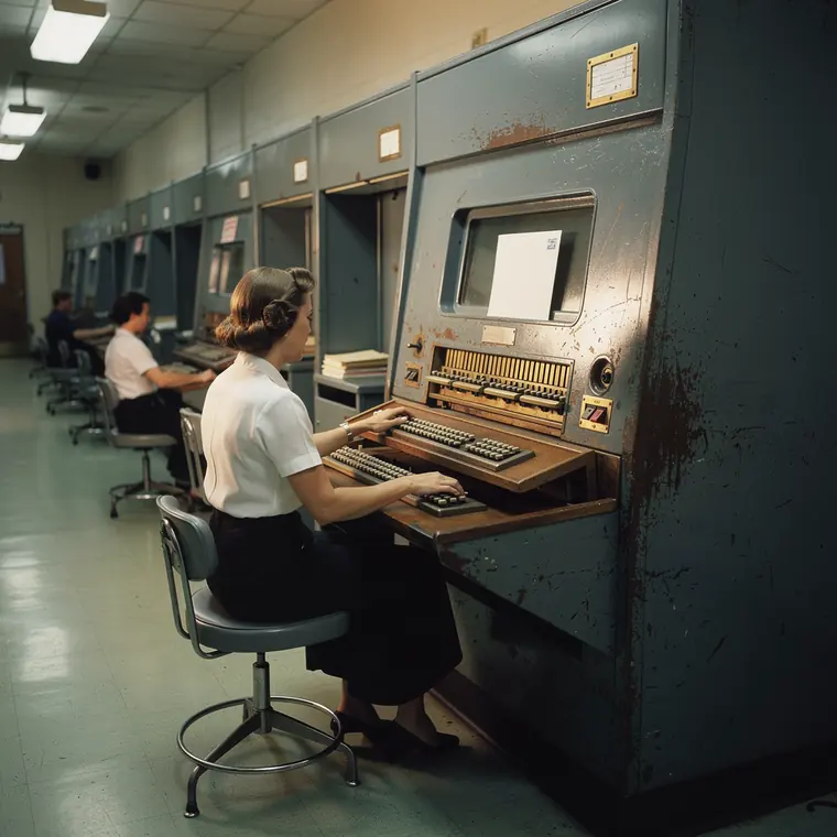 The Letter Sorting Wall, 1959, Multi-Position Sorting Machine