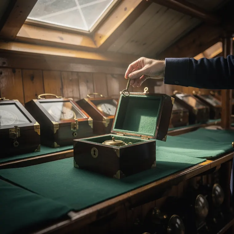 The Beagle Chronometers, 1831, Boxed Marine Chronometers