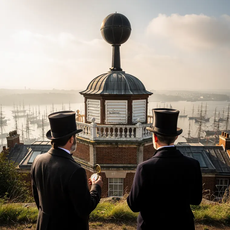 The Greenwich Time Ball, 1833, Visual Time Signal