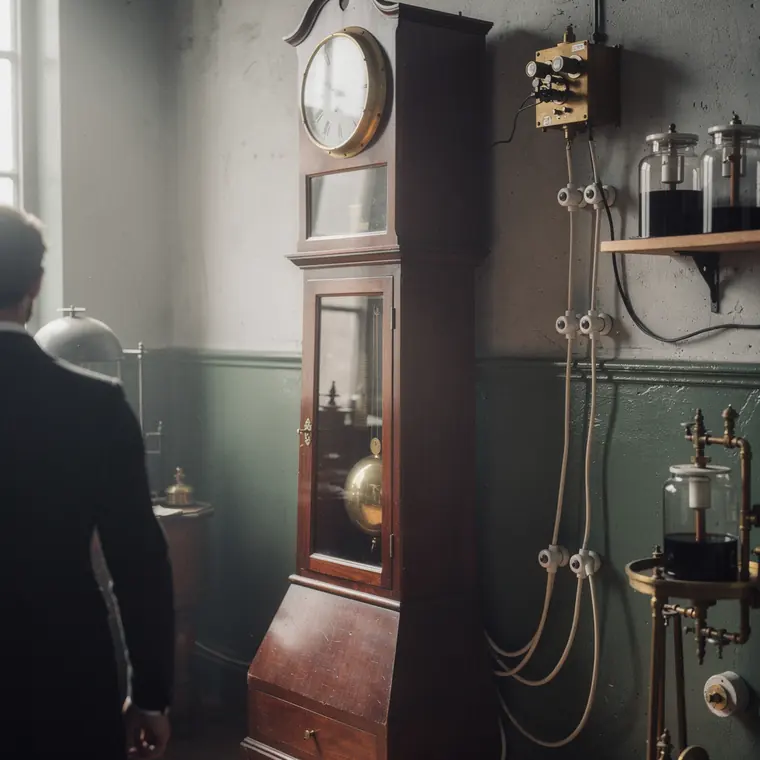 The Motor Clock, 1852, Electric Master Clock