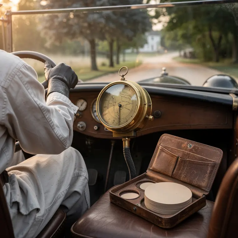 The Live-Map, 1909, Odometer-Driven Route Disc