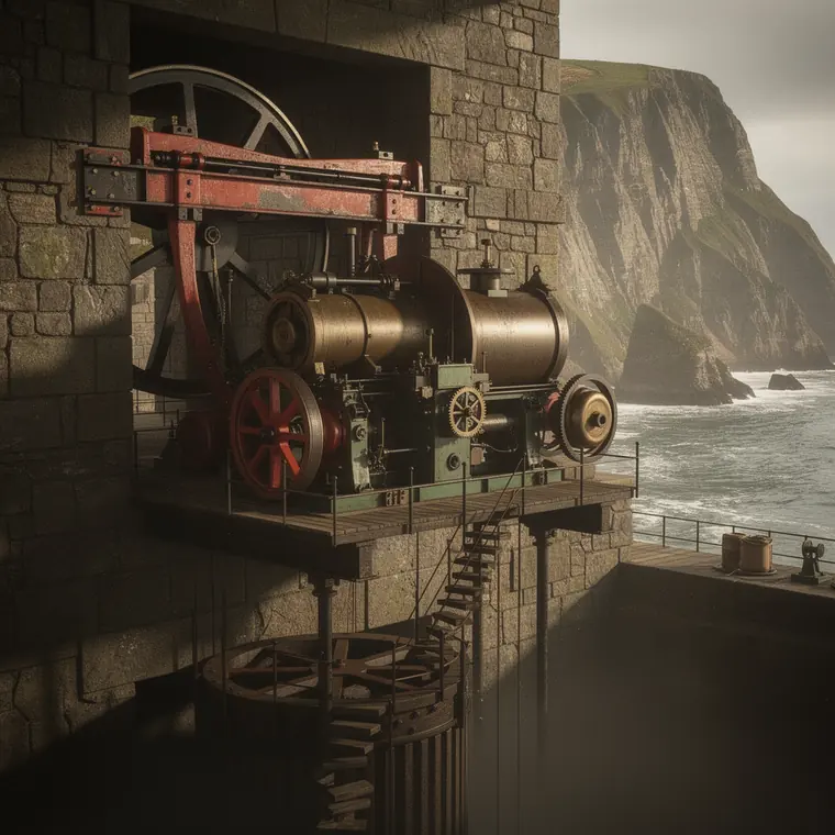 Cornish Beam Engine, 1812, Pumping Engine