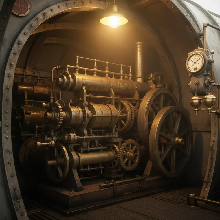 Marine Steam Engine, 1850, Marine Steam Engine